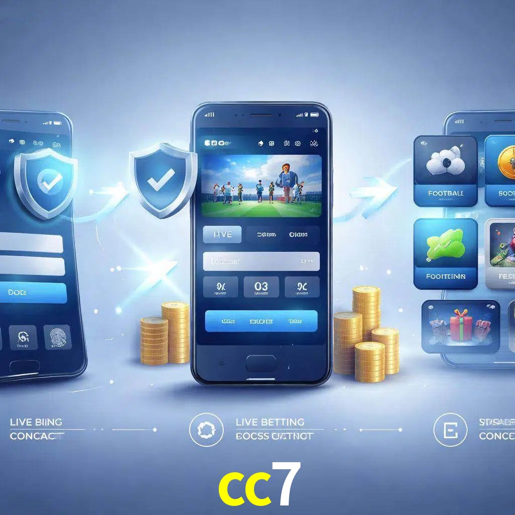 Pasos de acceso a la app cc7 en pantalla de teléfono móvil